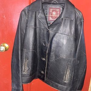 The Territory Ahead Leather Coat - Gem